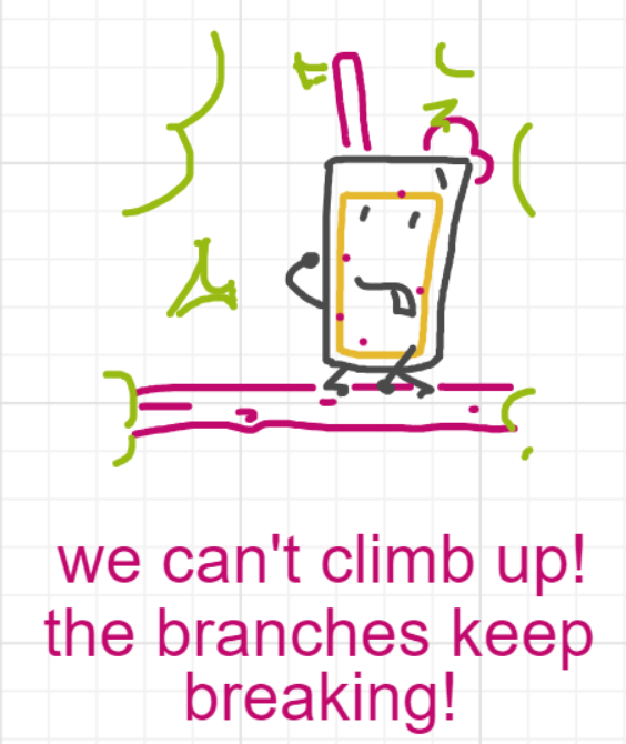 A panel from Running Duos, episode four of the Board Boards object show by Furretwalk/WalkingFurret.